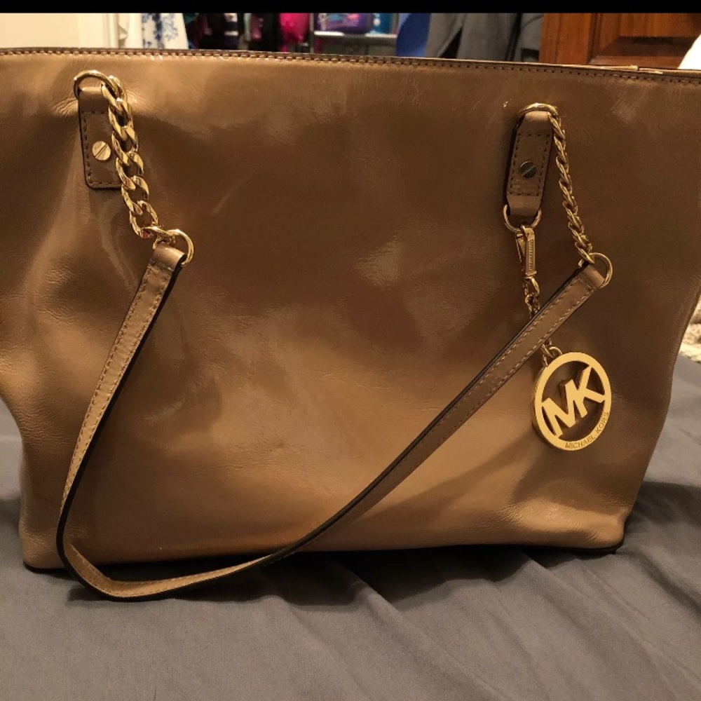 Authentic MK Chain Tote